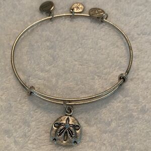 Alex and Ani Silver Sand Dollar Bracelet